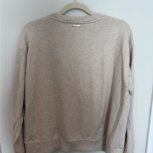 Michael Kors Tan Sweatshirt with White Logo - Picture 3 of 4